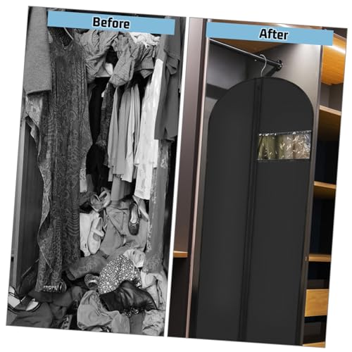 Alipis Foldable Garment Bag for Dresses and Suits Long Dress Storage and Travel Bag for Formal Gowns Stylish Space Saving Design with Enhanced Protection for Convenient Storage3