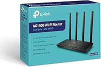 Vista 7 de TP-Link Archer C80 AC1900 MU MIMO Router WiFi inalámbrico de doble banda TPLink Negro