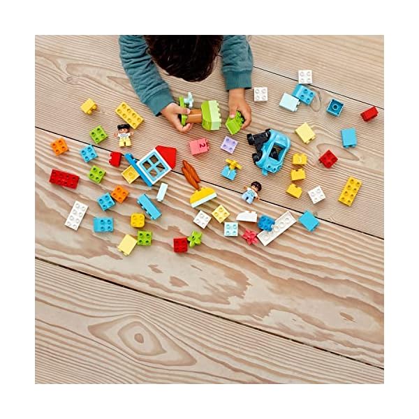LEGO 10914 DUPLO Deluxe Steinebox, mit Bausteinen und Aufbewahrungsbox & 10909 DUPLO Mein erster Bauspaß, Lernspielzeug… – Bild 7