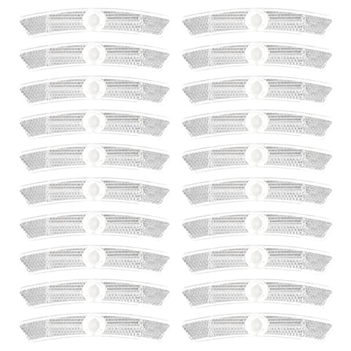 VANZACK 20Pcs Professional Bike Reflectors Ultra Bright Reflective Signs for Enhanced Night Safety Fit for Bicycles and Motorcycles Easy Installation