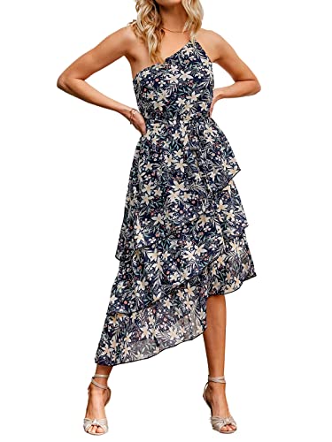 Vestido Corto Para Mujer Con Estampado En Combinación Philosophy Talla Mediana Color Cafe Combinado Modelo Tb8127