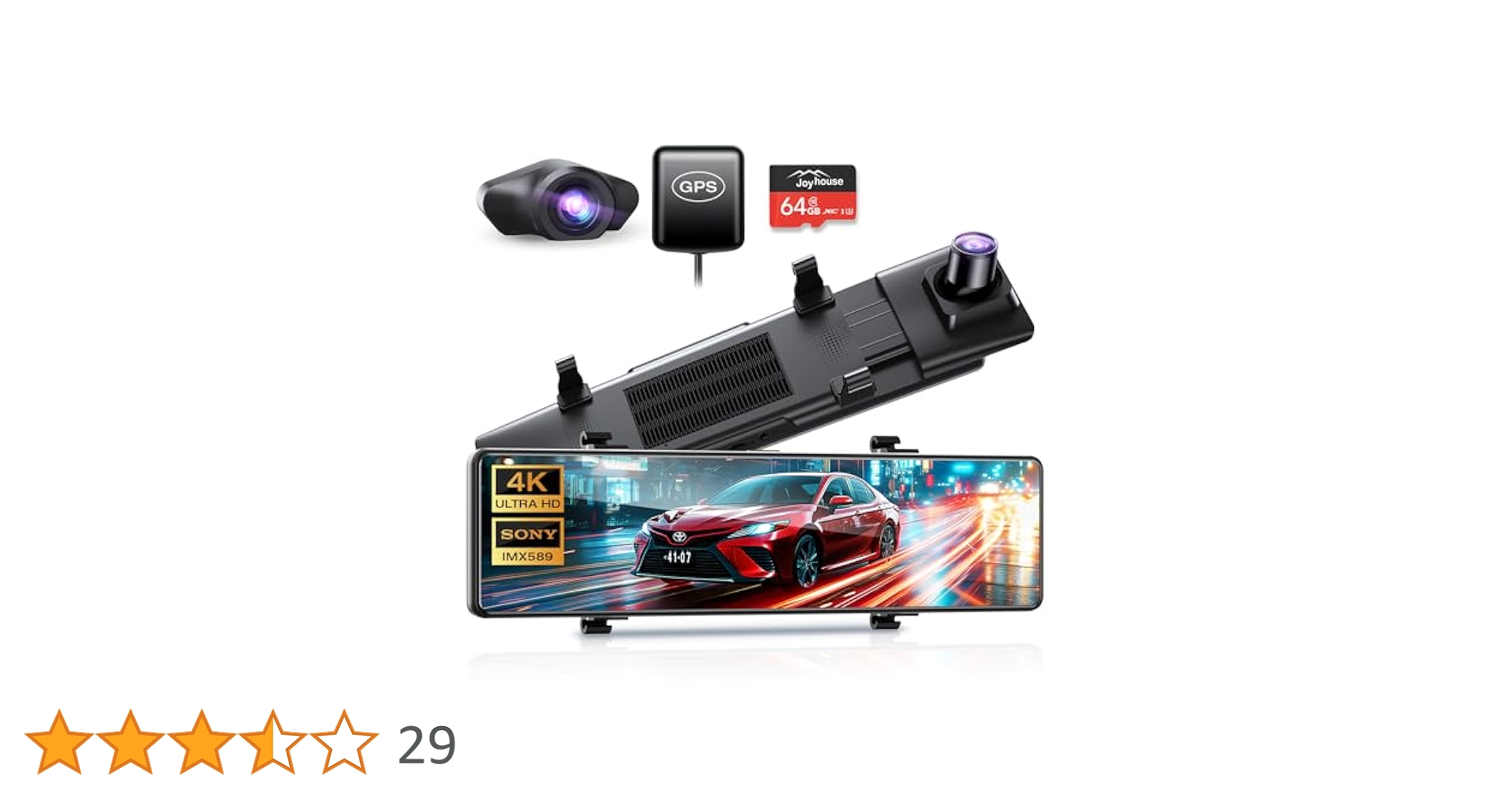ドライブレコーダー ミラー型　ドラレコ　12インチ大画面　170°前後カメラ Amazon.co.jp: ドライブレコーダー ミラー型 【2025年進化モデル