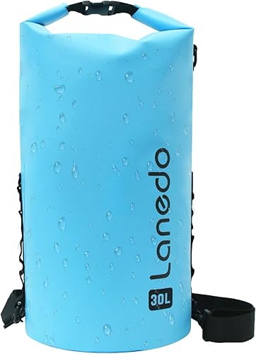 20L30L Dry Bag Large Waterproof Bag Roll-Top Heavy Duty Fishing Duffel Bag with Durable Straps for Kayaking Paddle boarding Boating Rafting Fishing