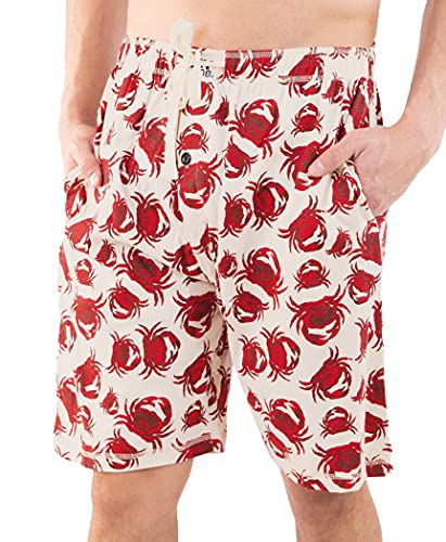 Lazy One Pigiama da uomo, pantaloni pigiama da uomo, indumenti da notte, Granchi, XS