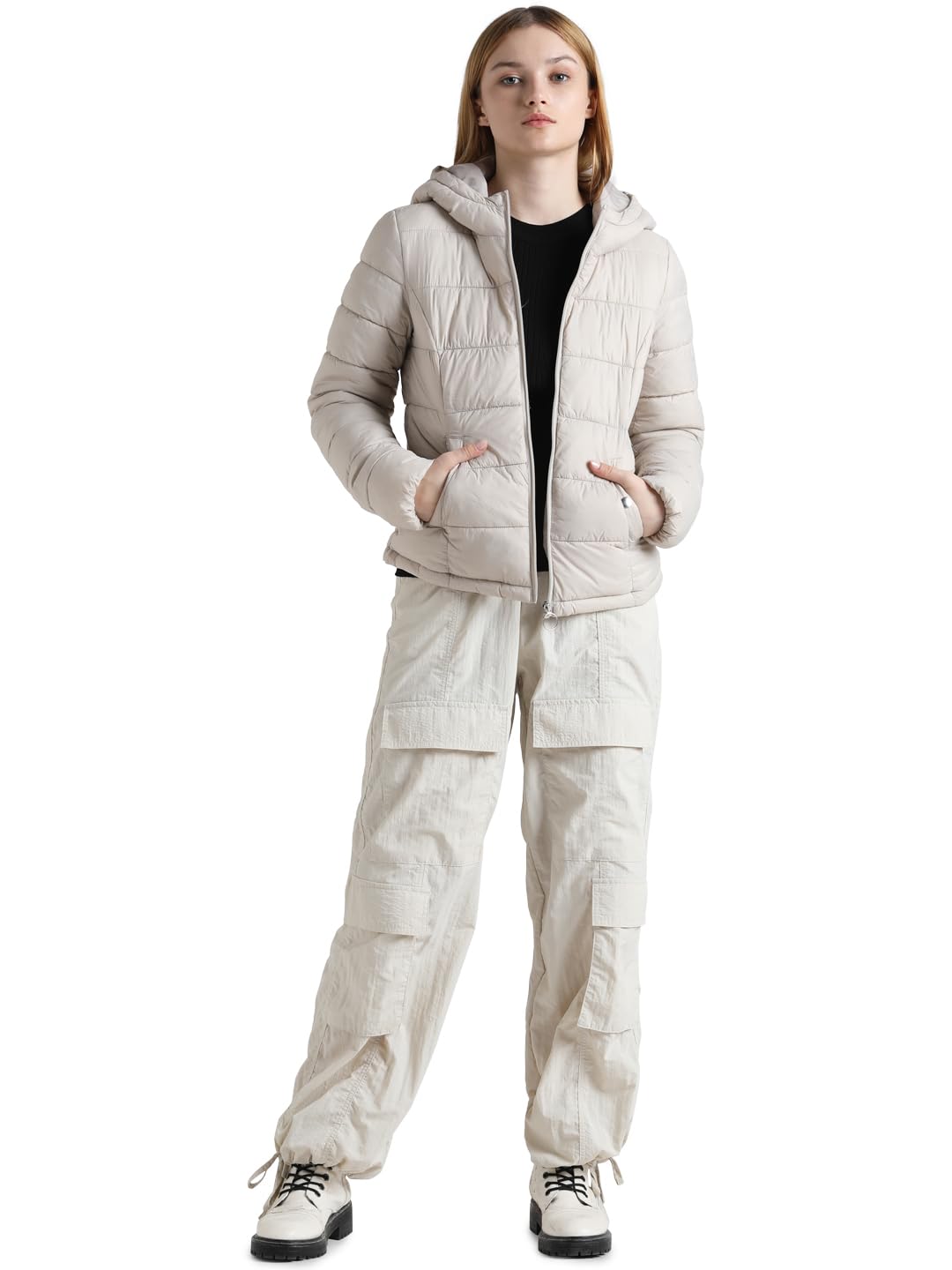 ONLY Womens Hooded Jacket