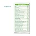 Portage Food Diet Journal - Notebook for Daily Food Intake with Template to Track Calories, a Diet Diary, Meal Tracker – 4 x 8 Inches, 70 Sheets, 140 Pages, (Pack of 3)