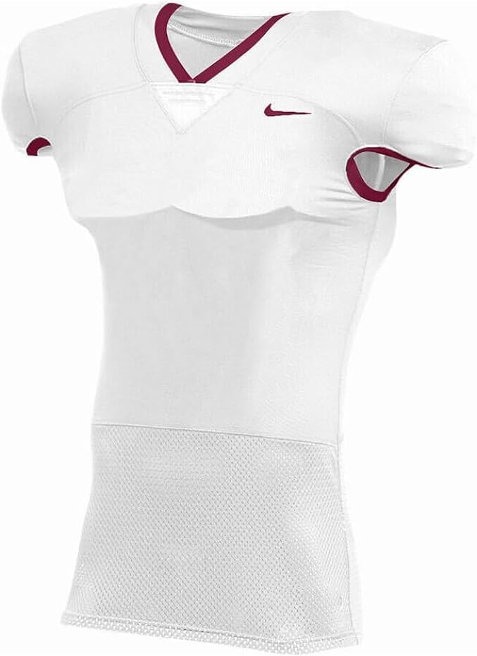 Nike Vapor Untouchable Vented Football Jersey (XXLarge) White/Maroon