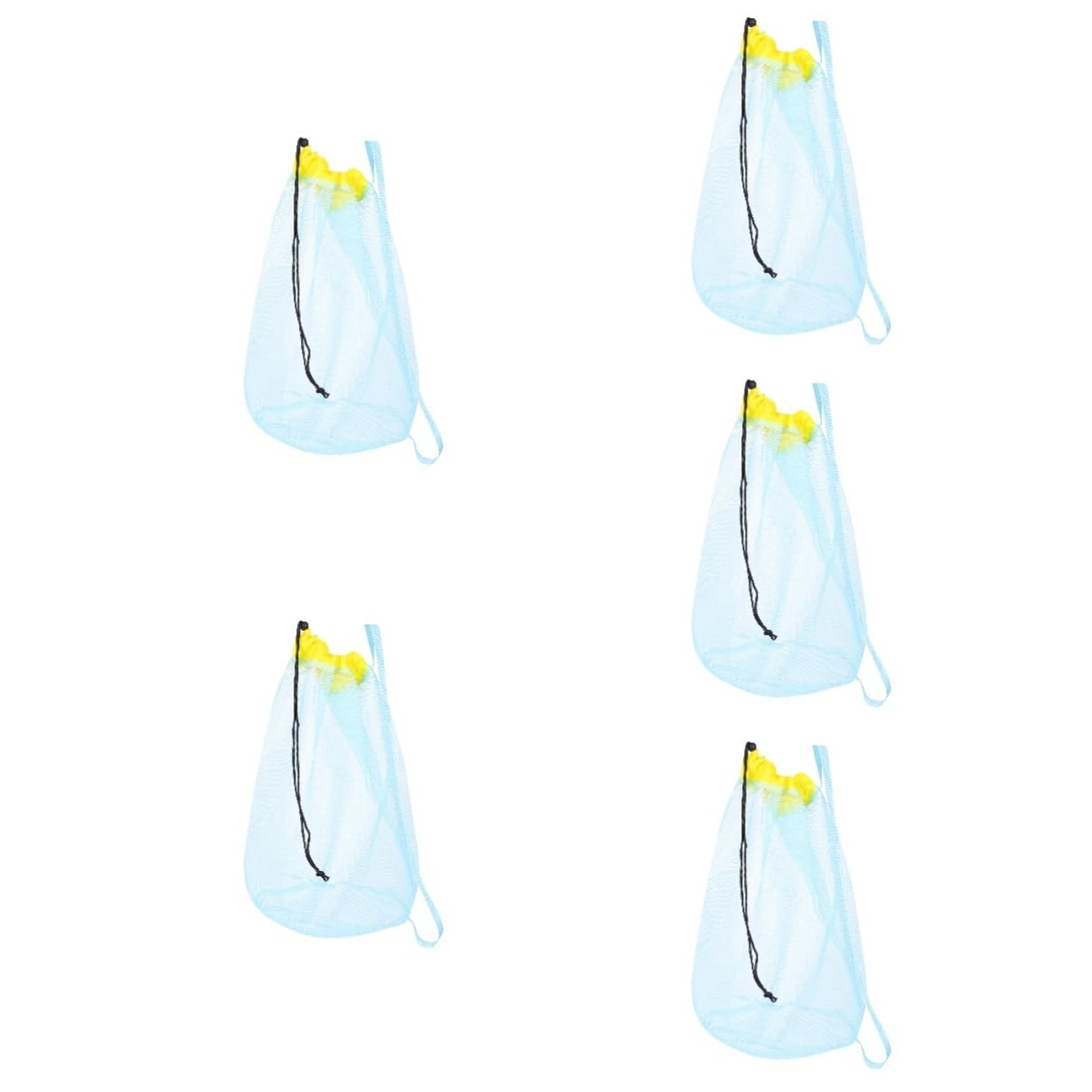 CALLARON 5pièces De Plage Garçon Fille Maille De Rangement pour Jouets De Plage avec Cordon De Serrage pour Activités Aquatiques Et Camping pour Garçons Et Filles Couleur Aléatoire des