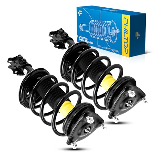 Image of PHILTOP Front Complete Struts Shocks Assembly Shocks Absorbers 172305 /172306 Compatible with 2007-2010 Hyundai El-an-tr-a