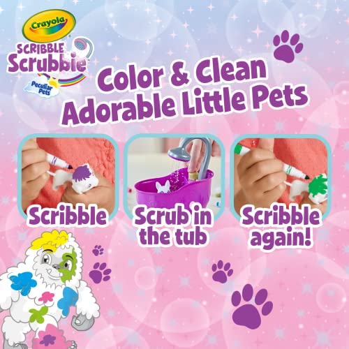 Crayola Scribble Scrubbie, Peculiar Pets, Gifts for Girls & Boys, Kids Toys, Ages 3, 4, 5, 6