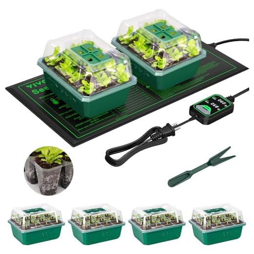 72-Cell Seed Starter Kit with Heat Mat