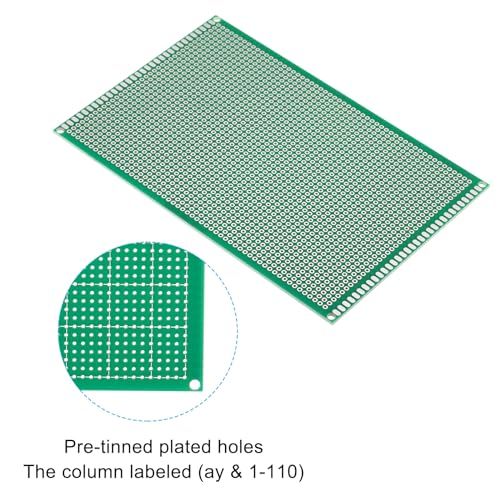 PATIKIL 1.2" X 1.2" PCB Board Circuit, 24 Pcs Prototype Perfboard