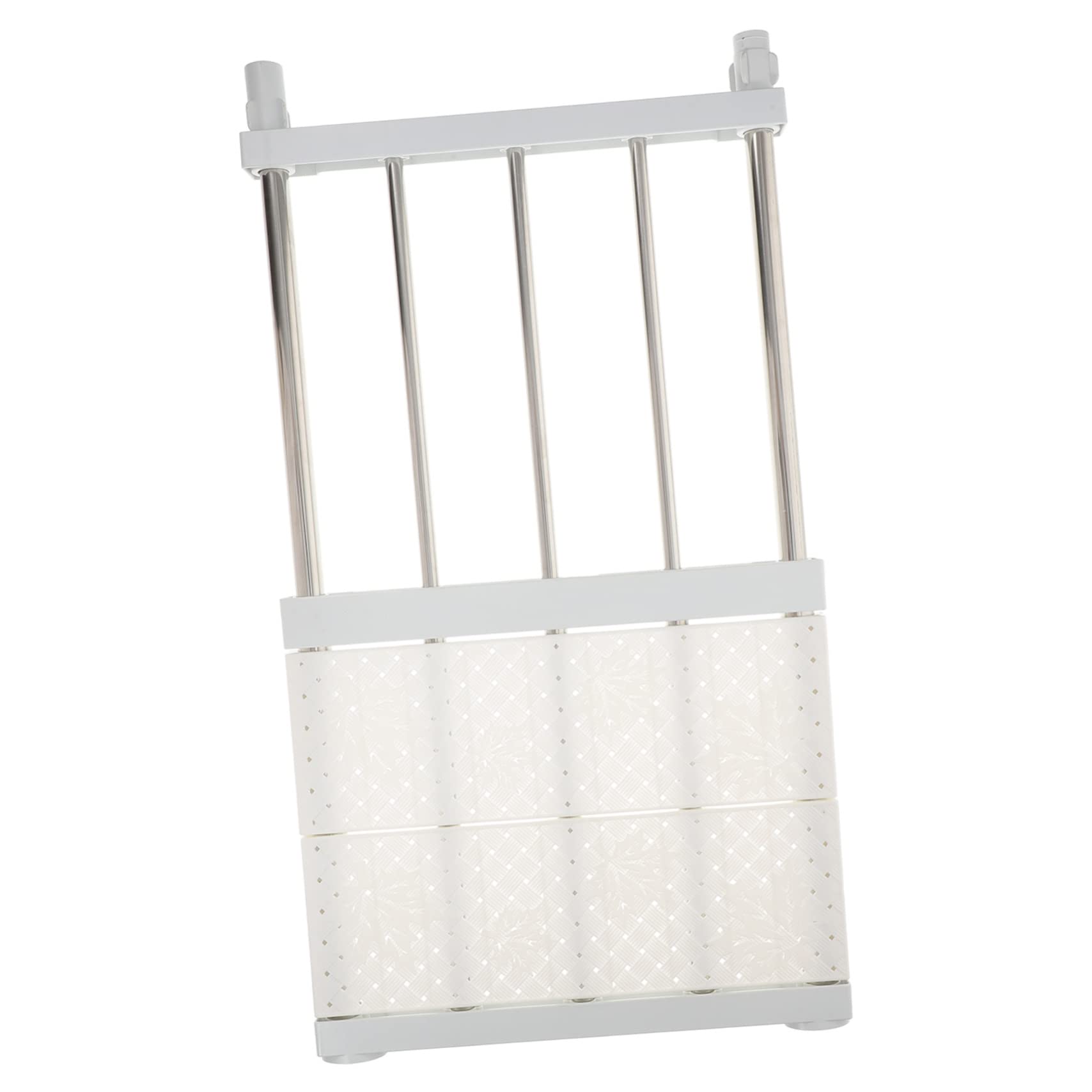 Alipis Closet Storage Rack Wardrobe Bracket for Bathroom Retractable Bracket for Easy Installation