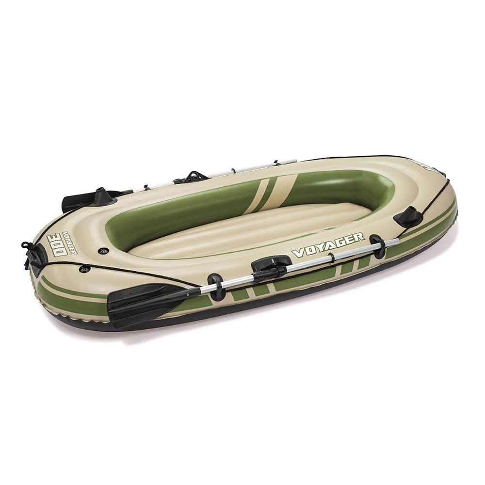 Hydro-Force Bestway Schlauchboot-Set, Voyager 300, 243 x 102 x 31 cm, für 2 Personen