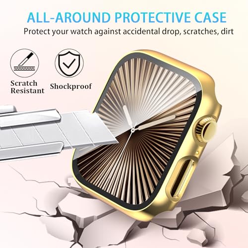 Funda para Apple Watch 11 de 46 mm con protector de pantalla completo 2