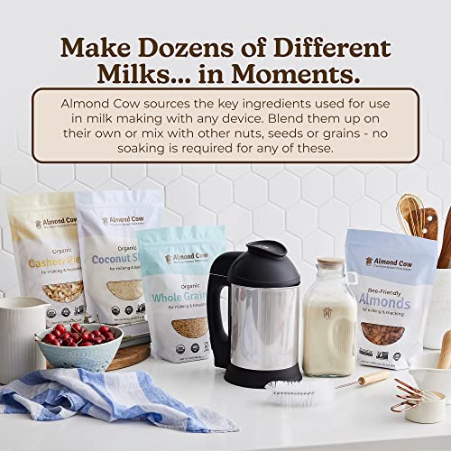 Almond Cow - Organic Cashew Pieces, Unsalted Cashews For Plant Based Milk Making, Cashew Nuts For Baking And Munching, Non-Gmo Vegan Raw Nuts, Raw Cashews Bulk Pack (1 Count (Pack Of 1)) #TOP4