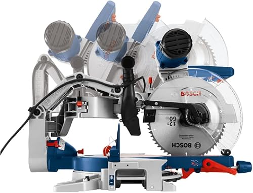 Miniatura 8 de Bosch Power Tools - Sierra de inglete deslizante con doble bisel cable de 12 pulgadas y hoja de sierra con 60 dientes 15 amperios GCM12SD