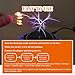 ISolderStore Musical Tesla Coil Speaker Mini Bluetooth Music Tesla Coil Magic Box Arc Plasma Artificial Lightning Desktop Toy Magic Beat Electron Tesla Box Assembled