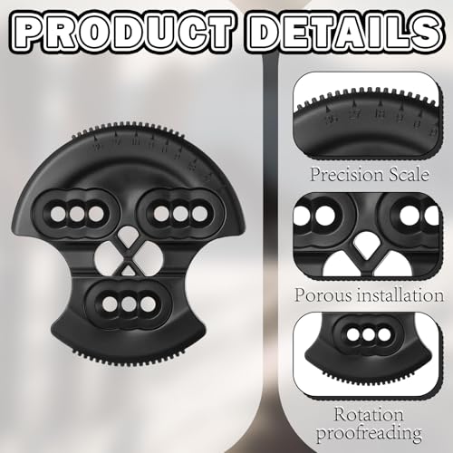 LaRandom 4 Sets Flex 3D Hinge Discs Black Flex Bindings for Snowboard Binding, Ski Binding and Other Winter Sports Equipment with Hinge Systems - Thumbnail 3