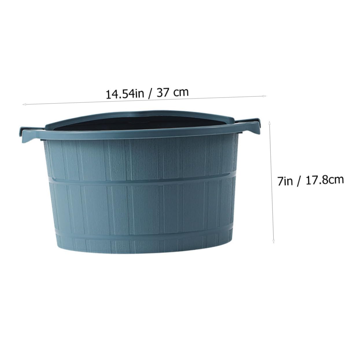 SHERCHPRY Thickened Basin Massaging Foot Tub Cover Portable Foot Bath for Home Use Professional Salons