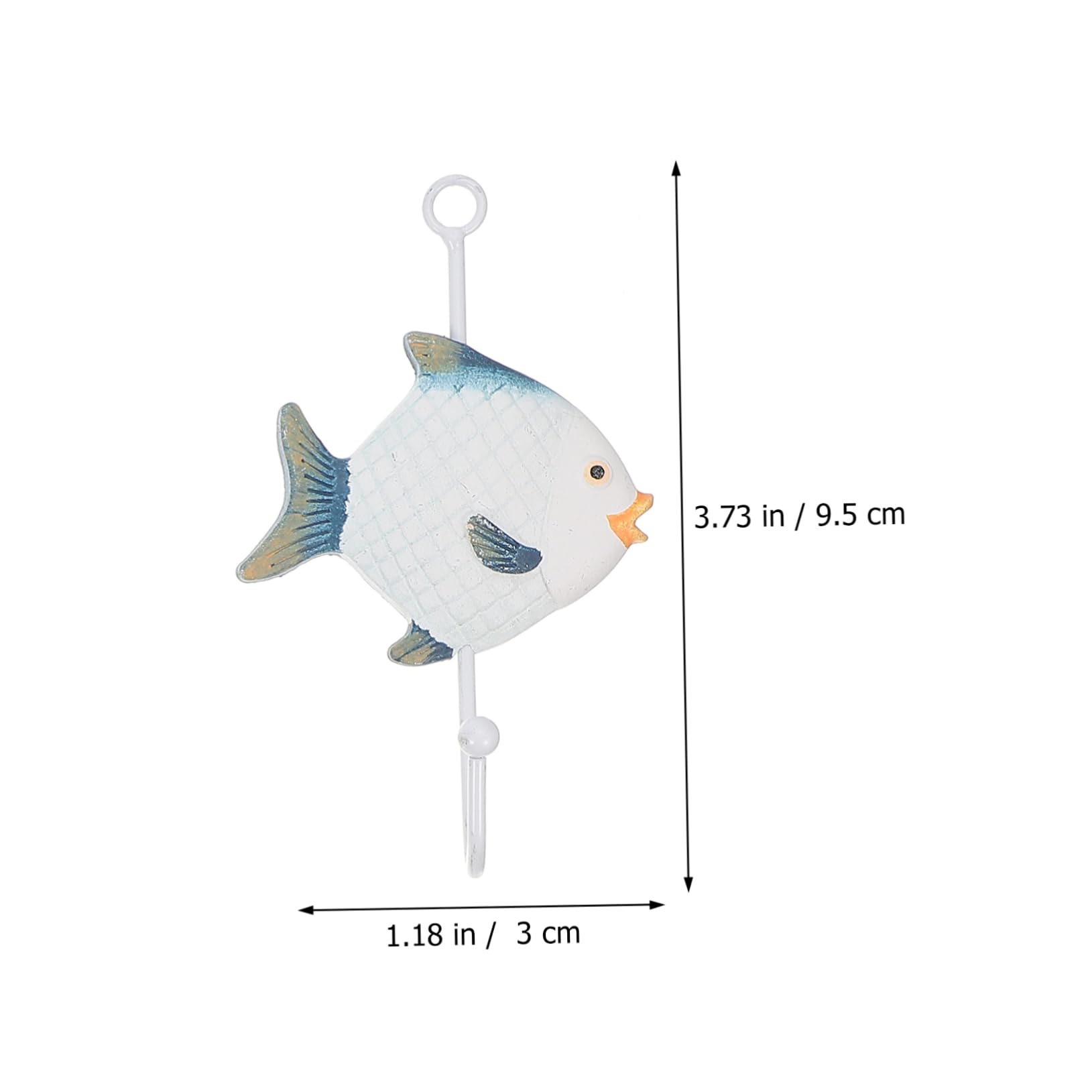 INOOMP Ganci Decorativi per Casa 9pezzi in Legno e Ferro, Festa Estiva