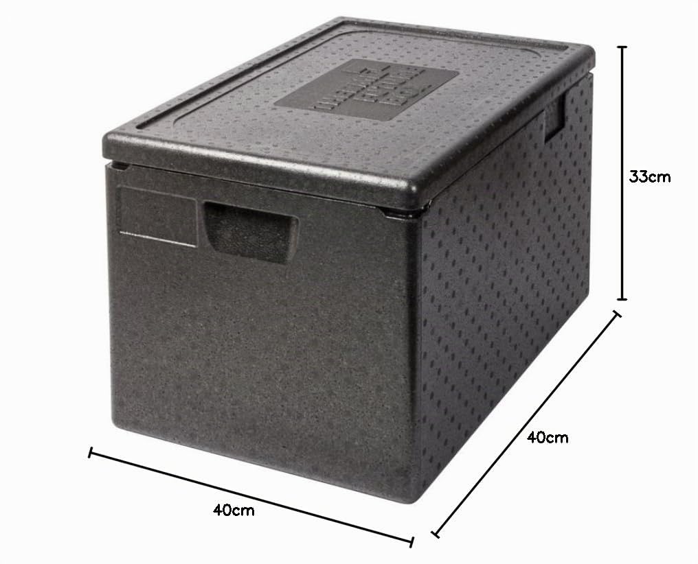 Thermo Future Box GN 1/1 Premium Thermobox - Contenitore termico con coperchio, 61 litri, 60 x 40 cm, Thermobox in EPP (polipropilene espanso)