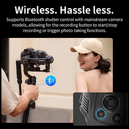 Zhiyun Weebill 3S Gimbal Stabilizer for DSLR and Mirrorless Camera, Professional Video Stabilizer for Sony Canon Nikon Panasonic Fujifilm Built-in LED Fill Light Support PD Fast Charge