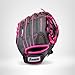 Franklin Sports Windmill Series 11-Inch Softball Glove, Righty Glove, Pink/Gray