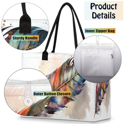 Pardick Large Travel Utility Tote Bag for Women Reusable Shopping Bags with Handles-bag4