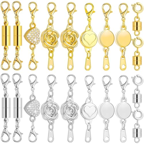 Cierres magnéticos para collar y extensores para hacer bisutería 2