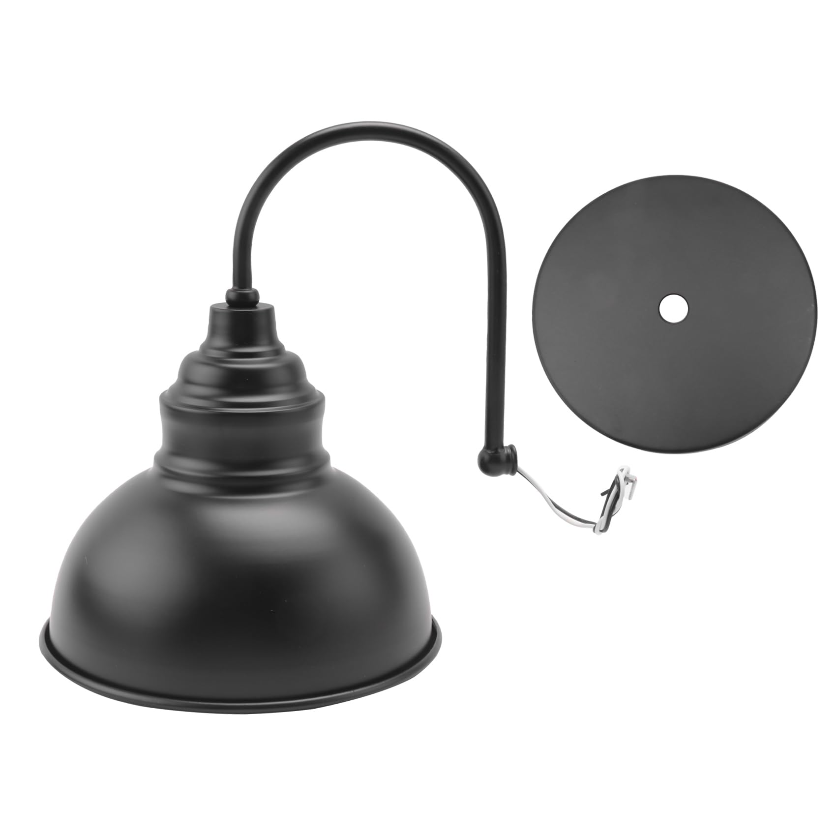 qimoi Vintage Wall Sconce Gooseneck Barn Flat Light Industrial Vintage Farmhouse Wall Sconce Outdoor Waterproof
