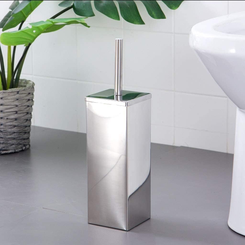 Practical Toilet Brushes Stainless Steel Toilet Bowl Brush and Holder Deep Cleaning Toilet Cleaning Brush Floor Standing