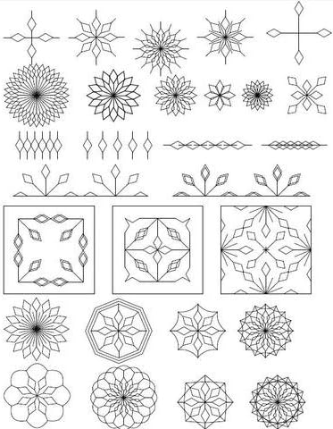 Sew Steady Westalee Spin-E-Fex Snowflake Template 8pc Set