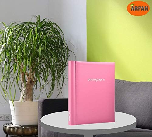 ARPAN CL-SM72PK-PK3 3 x Self Adhesive Photo Albums Totaling 108 Sheets 216 Sides-Hot Pink, Paper