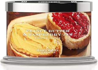 Peanut Butter & Raspberry Jam 18 Oz 4 Wick Candle - Notes of Peanut Butter, Raspberry Jam, Carnalized Sugar, Vanilla Bean