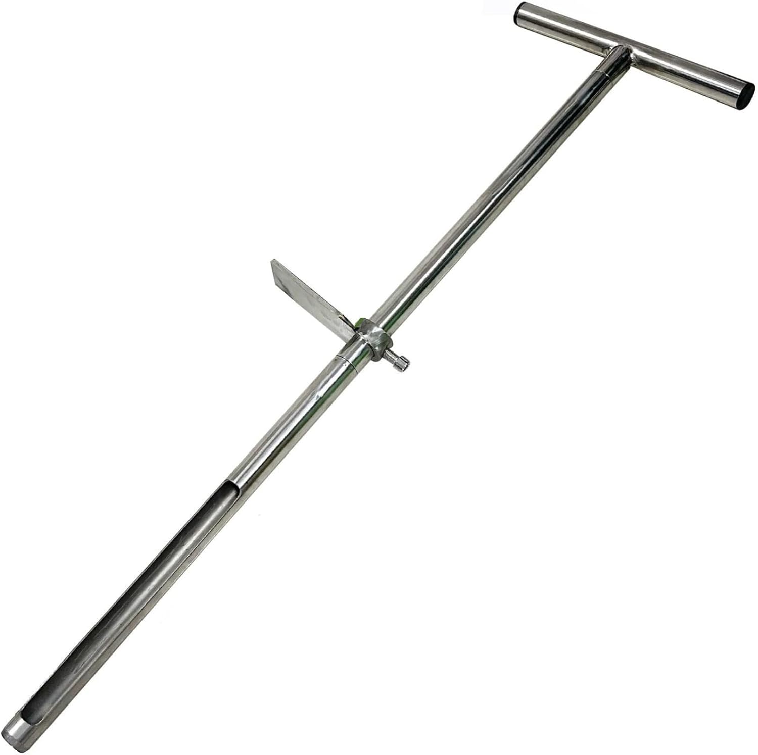 Soil Probe, 35in Stainless Steel Soil Sample Tool with T-Handle for Efficient Testing, Sample Probe for Garden, Lawn, and FarmSoil ProbeSoil Test ProbeSoil Rod