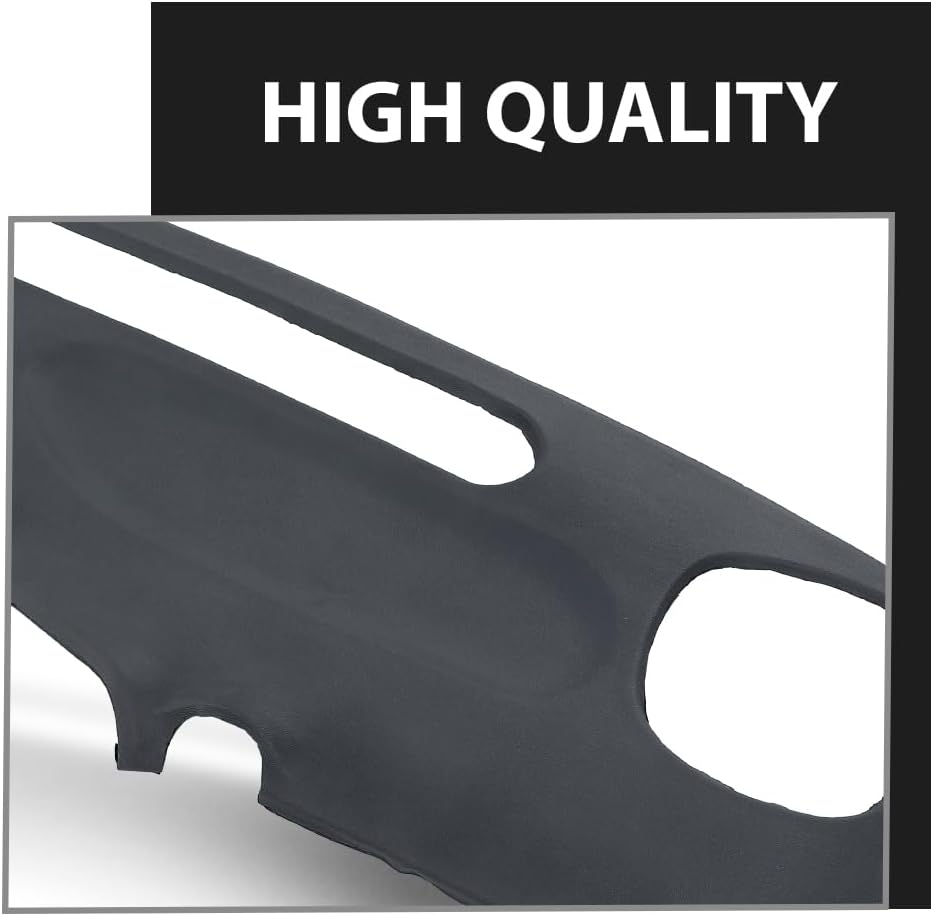 G-PLUS TPE Dash Board Cover Neutral 18-647-NTL Grey Compatible with 1999 2000 2001 2002 S-10 S-15 Pickup Blazer Jimmy