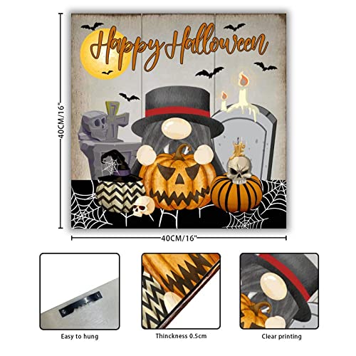 Plaque en bois Happy Halloween pour sublimer un mur vide facilement - 3