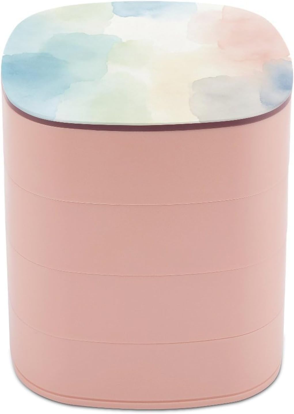 Colorful 4-Layers 360°Rotating Jewelry Box