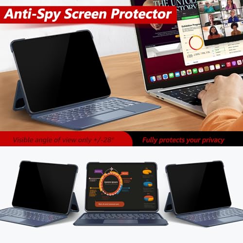 bersem Privacy Screen Protector for iPad Pro 13 Inch M5 2025 / M4 2024 - image 2