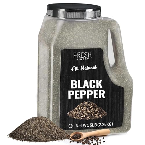 Fresh Finest 5 LB. Black Pepper, Bulk, Kosher, Black Pepper Ground For Commercial and Home Cooking 5 LB Black Pepper Freshly Packed at the Source, Kosher, Non-GMO - Image 3