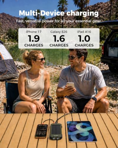 BLAVOR Solar Power Bank 10,000mAh Portable Wireless Charger for Cell Phones - Image 4