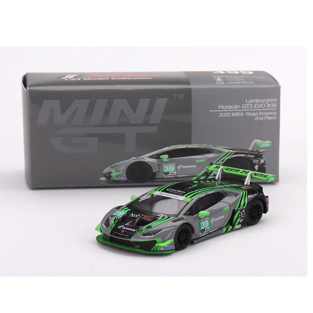 Breatoi Mini GT Lambor ghini Hura cán GT3 EVO #39 2022 I*M*S*A