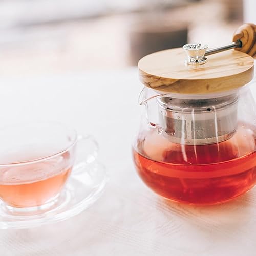 Miniatura 5 de Hario Tetera de madera de olivo "Teaor", 15.2 fl oz