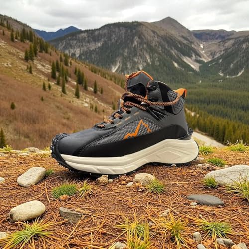 Image of Boots The Shoe Store Men Waterproof Outdoor Trekking Boots Anti-Slip Durable High-Performance Hiking Shoes for Men | Lightweight Adventure