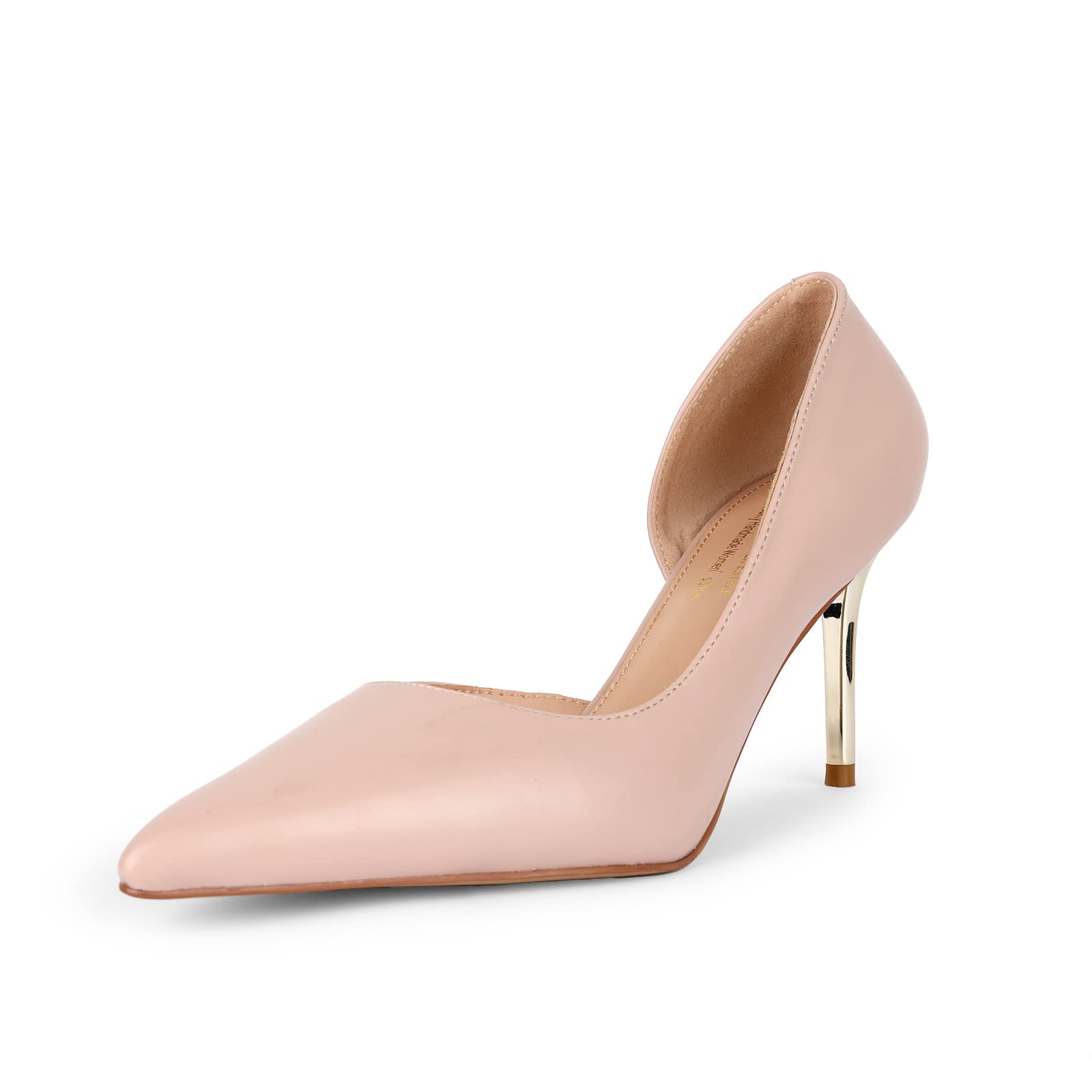 Meilygrss Pumps Shoes Women 3 Inch Slim High Heels Stylish Pointed Toe for Office Work and Fashionable Events