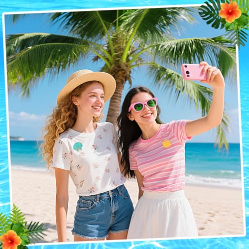 Image of SANNIX 60Pcs Summer Enamel Pins, Bulk Hawaiian Lapel Pins for Backpacks, Cartoon Watermelon Surfboard Coconut Tree Brooch Pins Beach Button Badges for Clothes Bags Hats Accessories, 30 Styles