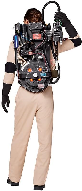 Spirit Halloween Ghostbusters Life-Size Replica Proton Pack | Officially Licensed | Lights Up | Sound Features | 3 Modes Multicolored, Multicolored, One size