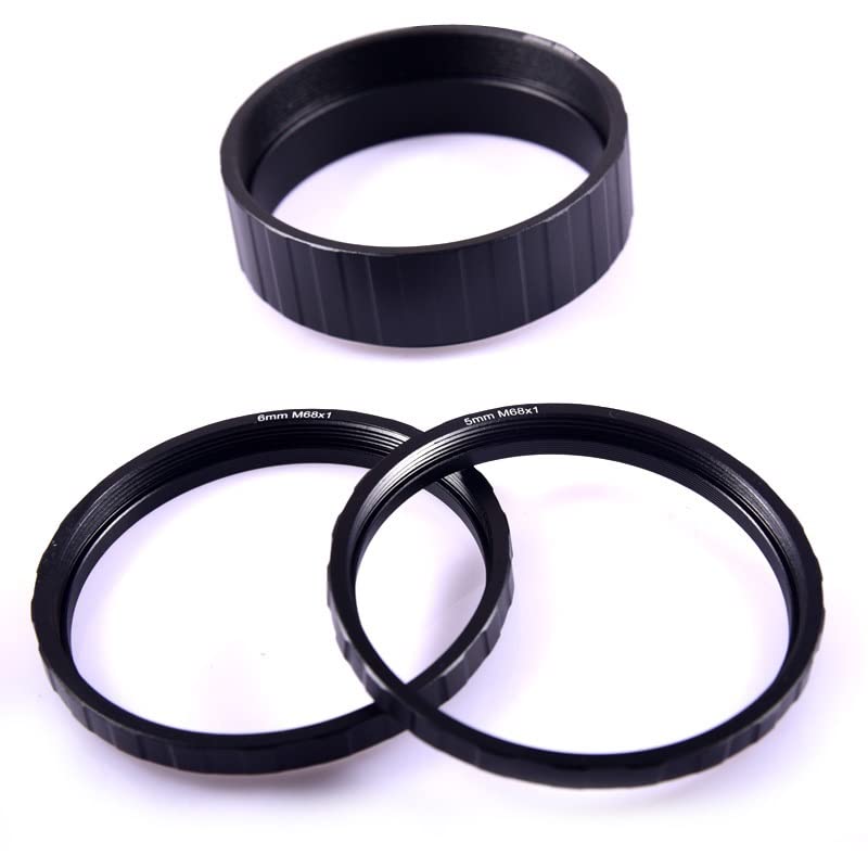 Adaptador telescopio astronómico M68x1 barril S8306 extensor 7mm rosca 6
