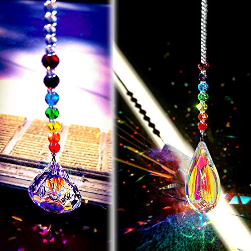 Captador de sol WEISIPU Crystals Ball Prisms, pingentes de cristal coloridos para casa, escritório,
